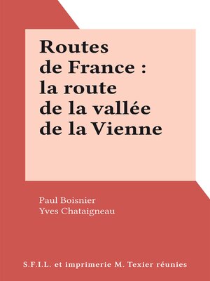 cover image of Routes de France
